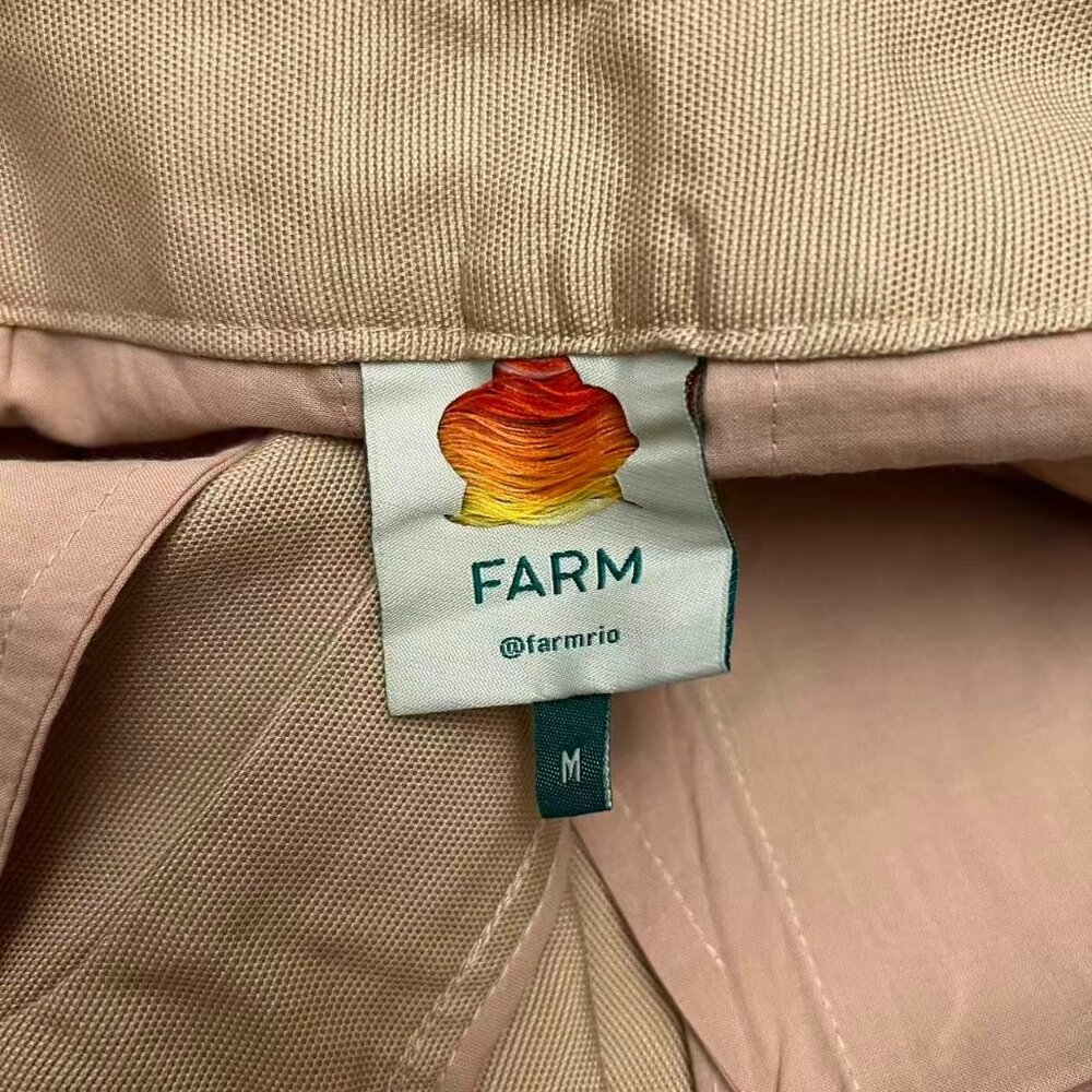 NWOT FARM Rio Kakhi High Waist Pants Size M W31 Women's - Picture 8 of 11